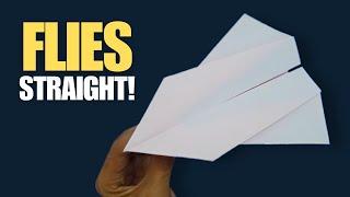 How to Make a Paper Plane That Do Not Fall - ORIGAMI PAPER PLANE EASY AND COOL