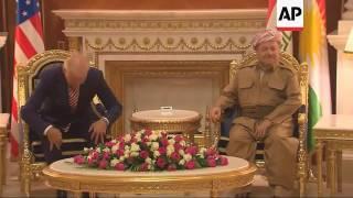 Biden meets Barzani and Iraq parliament speaker