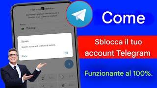 Come sbloccare un numero Telegram || Soluzione per numeri Telegram bloccati,