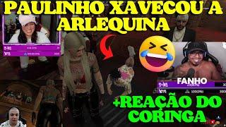 PAULINHO XAVECOU A ARLEQUINA NO LEILÃO  +reação do coringa