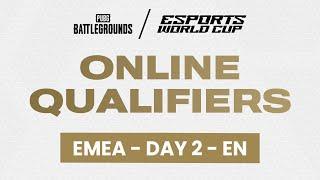 PUBG: Battlegrounds - Online Qualifiers - EMEA - Day 2 - EN | Esports World Cup 2024