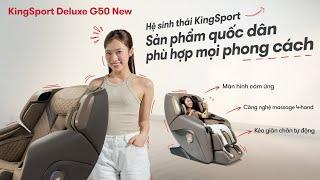 GHẾ MASSAGE DELUXE G50 NEW| Sản phẩm quốc dân phù hợp mọi phong cách