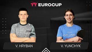 12:00 Vadym Hryban - Valentyn Yunchyk 23.06.2024 TT Euro.Cup Ukraine Elite. TABLE 3