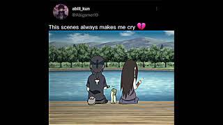 This scenes always makes me cry  #anime #narutoshippuden #naruto #itachi #izumi #sad #fyp #viral