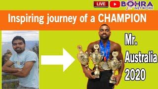 Mr Australia 2020 | First Pakistani & Dawoodi Bohra Body Builder Who Won National Championship