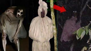 SERAM ! KUNTILANAK DI ATAS POHON DAN POCONG DIRUMAH ANGKER | 5 PENAMPAKN HANTU TERSERAM DAN TERJELAS