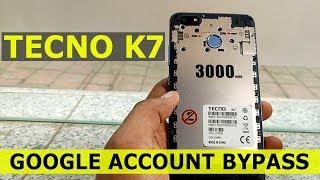 Tecno K7 Bypass Google Account, Tecno K7 Frp Bypass, Tecno K7 frp unlock Tested