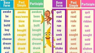 200 Most Important Irregular Verbs in English | Pronunciation and Grammar Lesson