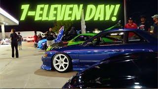 NEOMEETS JDM CARMEET! // 7ELEVEN DAY, LIT AF!