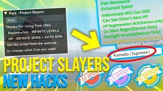 [UPDATED] ROBLOX Project Slayers Hack Script GUI : Infinite Spins, Get Any Clan! *Pastebin 2022*