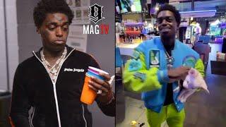 "I Ain't Neva Stop" Kodak Black Reacts To Troll Accusing Him Of Still Leaning! 