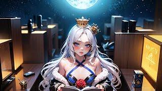 [Ai Art] - #3 Night Girl sitting