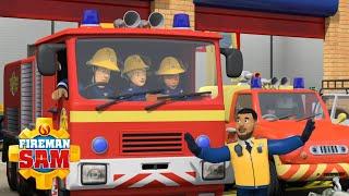 Fireman Sam Fire Truck and Police Rescue! | Fireman Sam 1 hour compilation | Safety Cartoon