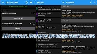 Material Design Xposed Installer - Xposed Tuesdays