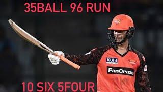 Abhishek Sharma ipl player 96run in 35ball ||10six 5four #abhisheksharma #cricket #cricketwithpolu