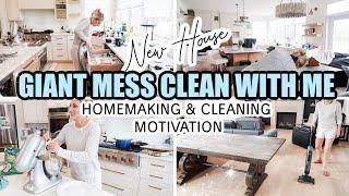 *NEW* GIANT MESS CLEAN WITH ME | ULTIMATE HOMEMAKING MOTIVATION | Amanda's Daily Home