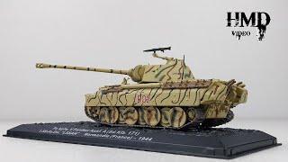 German Panther Tank, 1st SS Panzer Division Leibstandarte AH,1944, DeAgostini 1:72 Diecast Model