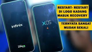 Mengatasi hp infinix hidup mati di logo lalu masuk mode Xos tanda seru