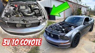 Coyote Swapping a Mustang in 12 Hours!