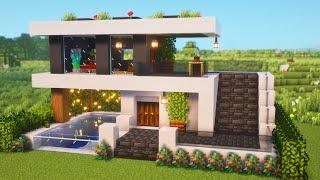 Minecraft: Easy Modern House Tutorial