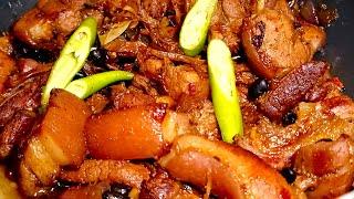 How to cook  pork humba - visaya version