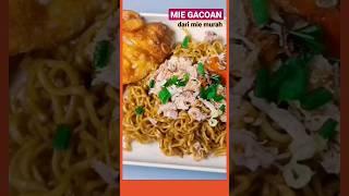 MIE GACOAN dari mie murah #shorts #resep