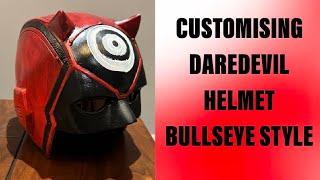 CUSTOMISING A DAREDEVIL HELMET BULLSEYE STYLE