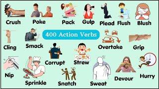 Lesson 110:  Very Common 400 Action Verbs | Daily use English verbs | Part Two #actionverbs