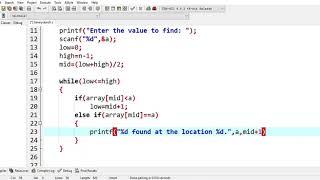 C Program to implement Binary Search || Coding Guide for Beginners|| #programming