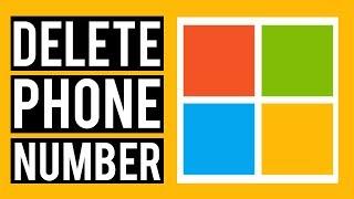 How To Delete Phone Number From Microsoft Account
