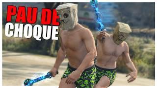 Em Busca do Pau de Choque e Abdução Alienigena no GTA 5 Online | Momentos Engraçados