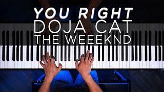 Doja Cat & The Weeknd - You Right  | The Theorist Piano Cover