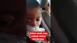 solusi anak mau muntah dalam perjalanan