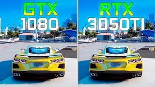 NVIDIA GTX 1080 vs RTX 3050 Ti | Test in new Games