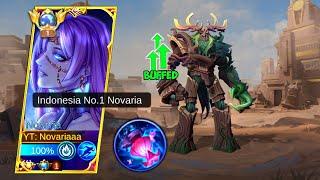 NOVARIA BEST BUILD & EMBLEM 2024 | NOVARIA USER MUST TRY THIS NEW BUILD & EMBLEM 2024 - MLBB