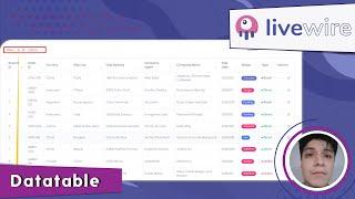 Implementa DataTable con Laravel Livewire: Guía paso a paso