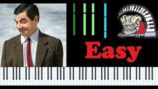 " MrBean TV Series Opening Theme " Piano Midi Synthesia Very Easy ( The Choirboys - Ecce Homo )