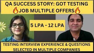 5LPA to 12LPA 3 Offers! A Journey of A Software Tester