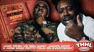 History Of Detroit's HNIC Pesh VS SRU Baby James Beef  & How HNIC Fetti Told On Everybody.