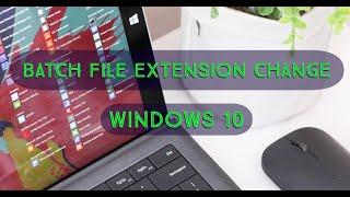 Batch Change File Extensions on Windows 10 | Multiple file extensions