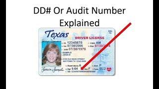 What Is The DD or Audit Number On Your Drivers License Explained