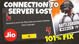 BGMI Connection to server lost Problem Solution Jio Sim | HOW TO Solve  100% fix