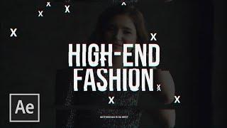 3 High-End Fashion Motion Graphic Effects | After Effects Tutorial