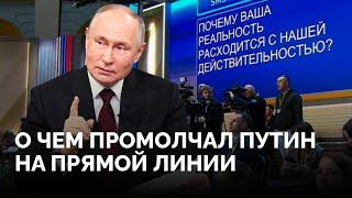 Цены на яйца, жалобы на медицину, молчание о мобилизованных / Итоги прямой линии Путина