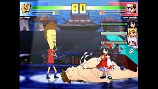 Mugen Random Battles: Butt-Head Vs Team Reimisen