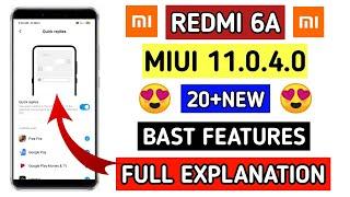 Redmi 6A MIUI 11.0.4.0 what's new 20+ New Features full Review by technical rkp