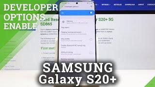 How to Enter Developer Options in SAMSUNG Galaxy S20+ - OEM Unlocking / Hidden Options