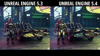 Unreal Engine 5.3 vs 5.4 Lumen