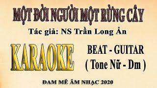 MỘT ĐỜI NGƯỜI MỘT RỪNG CÂY Karaoke Guitar | Tone Nữ