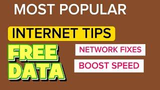 Fix Slow Internet & Get Free Data — Live Compilation of Tips & Fixes